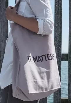 Сумка шоппер The Organic Company Stofftasche It Matters 50x35x15cm, фиолетовый