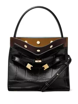 Сумка-шоппер Tory Burch Lee Radziwill Textured Small, черный