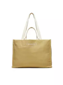 Сумка шоппер TWINSET, бежевый