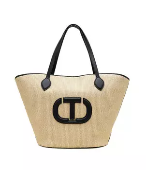 Сумка-шоппер TWINSET, бежевый
