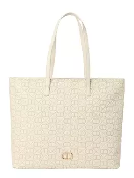 Сумка-шоппер Twinset, крем