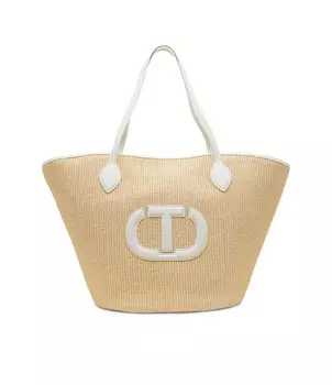 Сумка-шоппер TWINSET TOTE, бежевый