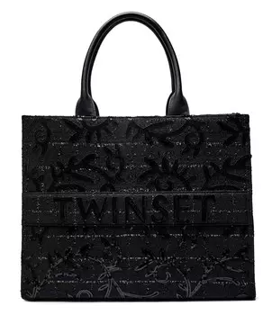 Сумка-шоппер TWINSET Victoria, черный