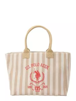Сумка шоппер U.S. POLO ASSN., цвет Cream/Sand