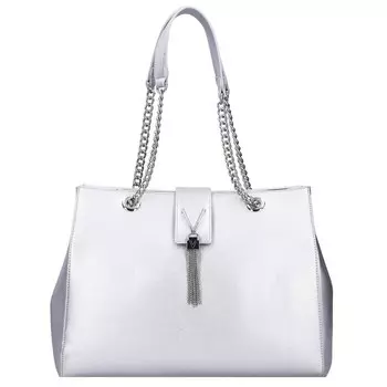 Сумка-шоппер VALENTINO DIVINA, серебро