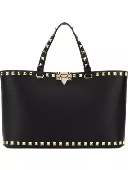 Сумка-шоппер Valentino Garavani Rockstud, черный