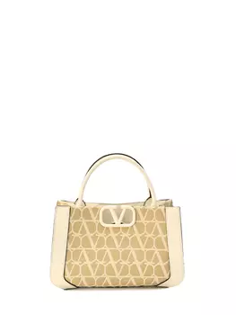 Сумка-шоппер Valentino Garavani Small, бежевый