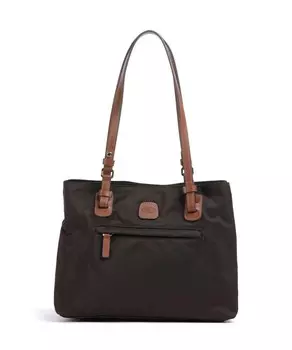 Сумка-Шоппер x-collection из переработанного нейлона Brics, коричневый