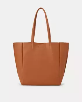 Сумка-шоппер XL из яловой кожи миндаля Munich, светло-коричневый