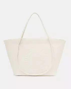 Сумка-шоппер XL с передней деталью Tous, бежевый