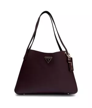 Сумка шоппер женская Guess Sora с логотипом бренда, фиолетовый