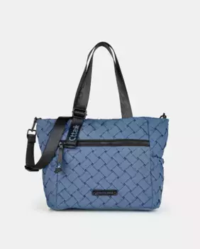 Сумка Shopping en color mostaza Caminatta, синий