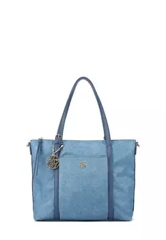 Сумка SHOPPING SQUARE CLOUD IN LOGATO Y Not?, синий