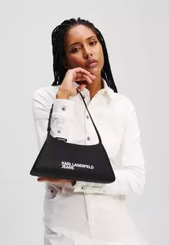 Сумка SHOULDER ESSENTIAL LOGO MATTE Karl Lagerfeld Jeans, черный