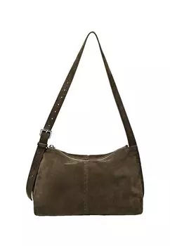 Сумка SHOULDER Massimo Dutti, темно-зеленый