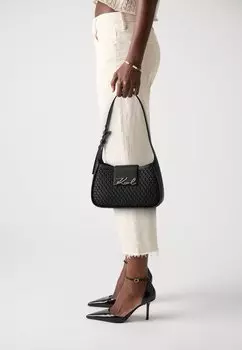 Сумка SIGNATURE KARL LAGERFELD, черный
