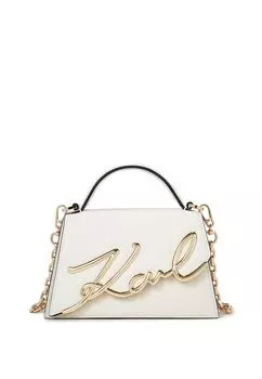 Сумка SIGNATURE KARL LAGERFELD, кремовый
