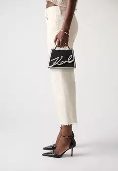 Сумка SIGNATURE KARL LAGERFELD, серый