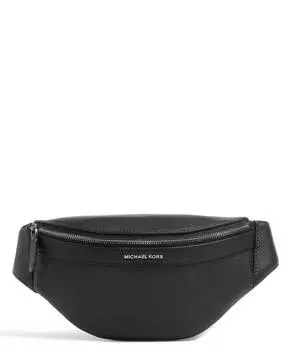 Сумка-Слинг Greyson из зернистой яловой кожи Michael Kors, черный