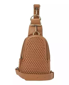 Сумка-слинг из искусственной кожи Liberty Urban Originals, коричневый/бежевый