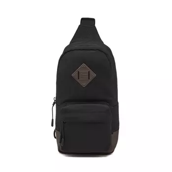 Сумка-слинг LiNing Sports Life Collection из полиэстера на одно плечо, стандартная, унисекс, черная