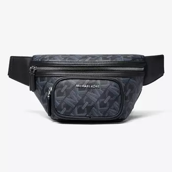 Сумка-слинг Michael Kors Hudson Empire Signature Logo Sling, синий