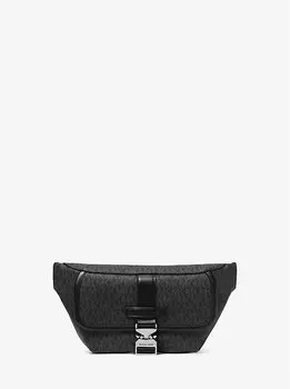 Сумка-Слинг с фирменным логотипом Hudson Michael Kors, черный