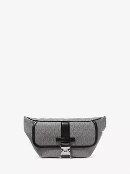 Сумка-Слинг с фирменным логотипом Hudson Michael Kors, серый