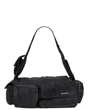 Сумка-слинг Superbus S Balenciaga, черный