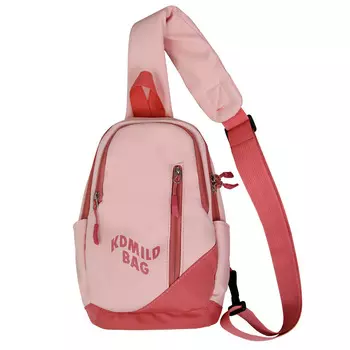 Сумка-слинг унисекс Barang Balang, Бело-красный + кулон-брикет