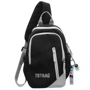 Сумка-слинг унисекс Barang Balang, Белый + космонавты