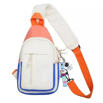 Сумка-слинг унисекс Deli Bear, Кляйн синий с подвеской