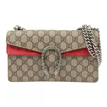 Сумка small-sized single-shoulder bag red Gucci, коричневый