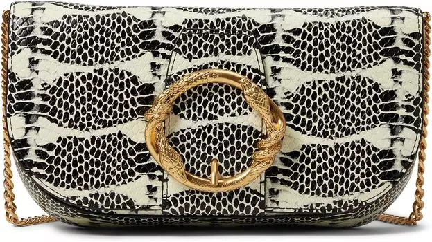 Сумка Snake Ring Crossbody Rebecca Minkoff, цвет Black/White