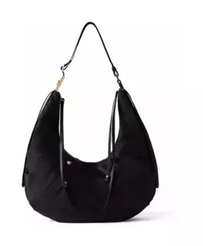 Сумка со складной линией Borbonese, черный