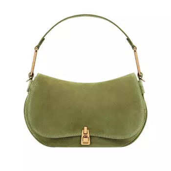 Сумка Сoccinelle Spring Summer 23 Magie Suede Medium, хаки