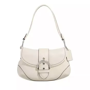 Сумка soho из регенеративной кожи перчаточного дубления мел Coach, бежевый