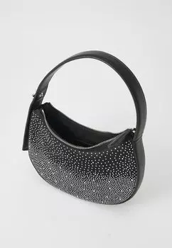 Сумка SOIREE HALF MOON RHINESTONES KARL LAGERFELD, черный