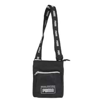 Сумка sole shoudler bag 'black white' Puma, черный