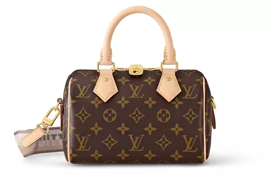 Сумка Speedy Bandouliere 20 Beige LOUIS VUITTON