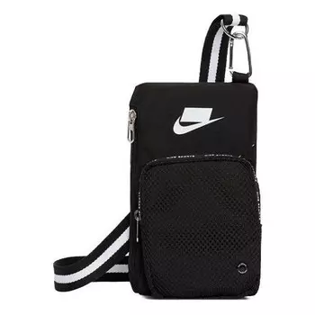 Сумка sport small items crossbody bag 'black' Nike, черный