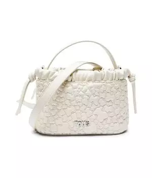 Сумка спортивная Tous с принтом, бежевый