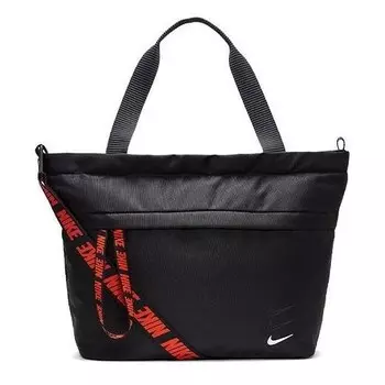 Сумка sportswear essentials tote 'black red' Nike, черный