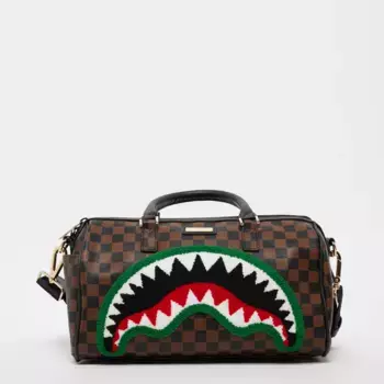 Сумка SPRAYGROUND Chenille Sip Mini Duffle, коричневый