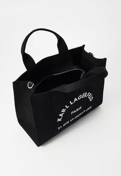 Сумка SQUARE TOTE UNISEX KARL LAGERFELD, черный