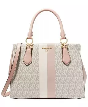 Сумка среднего размера с логотипом Marilyn Michael Kors, серый