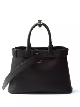 Сумка среднего размера с ремешком Prada, черный