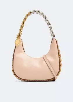 Сумка STELLA MCCARTNEY Frayme mini zipped shoulder bag, розовый