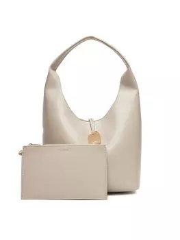 Сумка Stone Lock Slouchy Small Shoulde LV04K3176G Calvin Klein Jeans, экрю