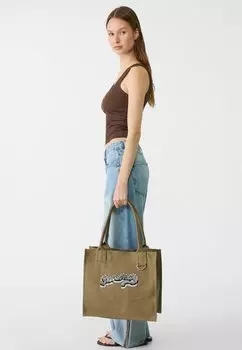 Сумка Stradivarius, хаки